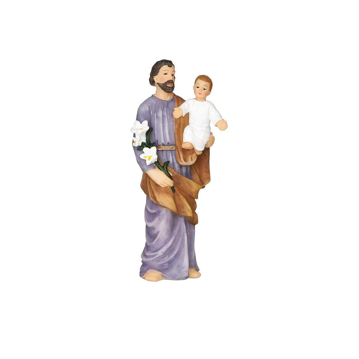 St Joseph 4 inch boxed figure and holy card