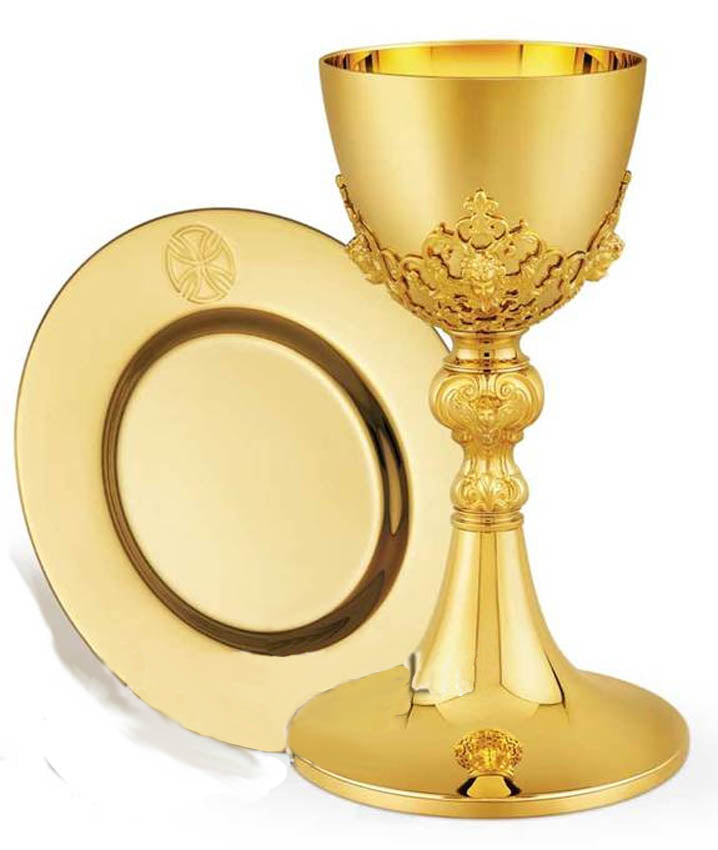 24kt Gold Plated Chalice from Poland 10-015