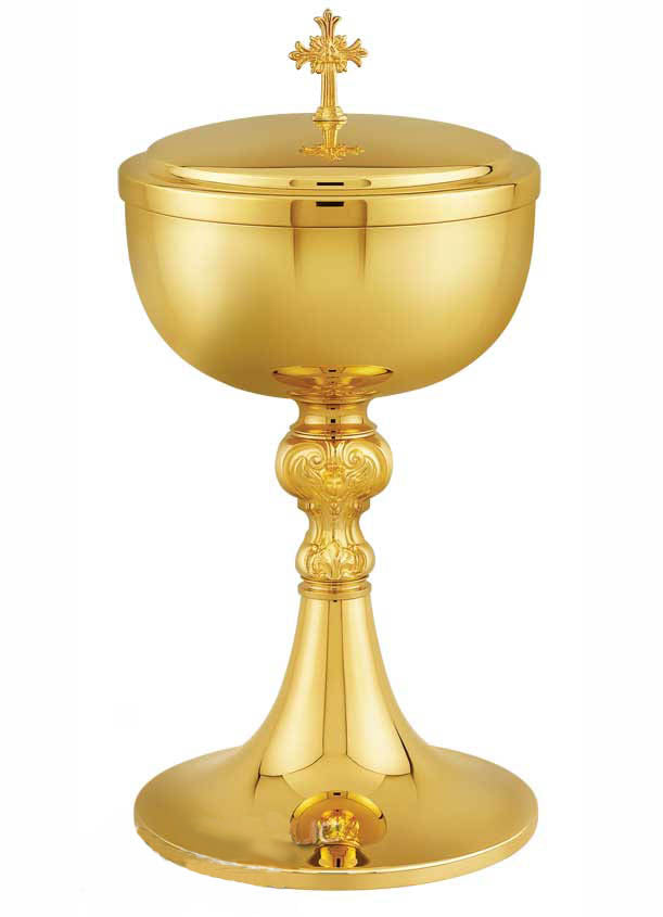 24kt Gold Plated Ciborium from Poland 10-215