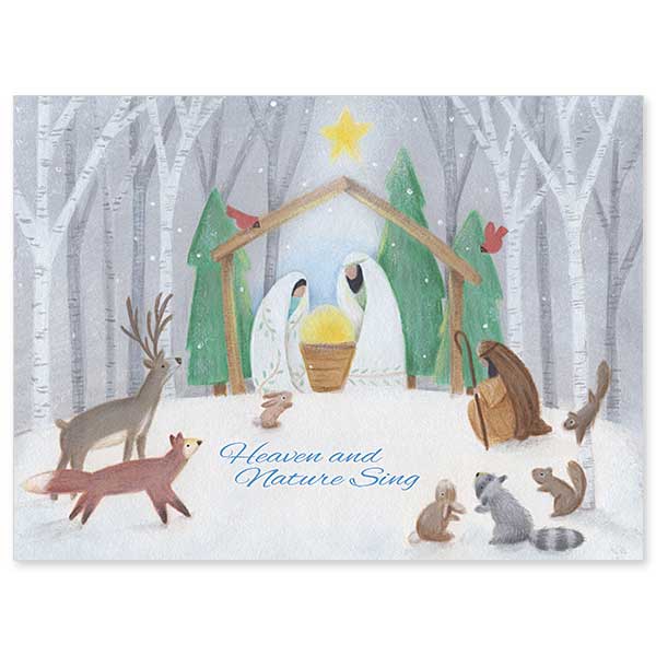 Heaven and Nature Sing Christmas Cards 20ct.