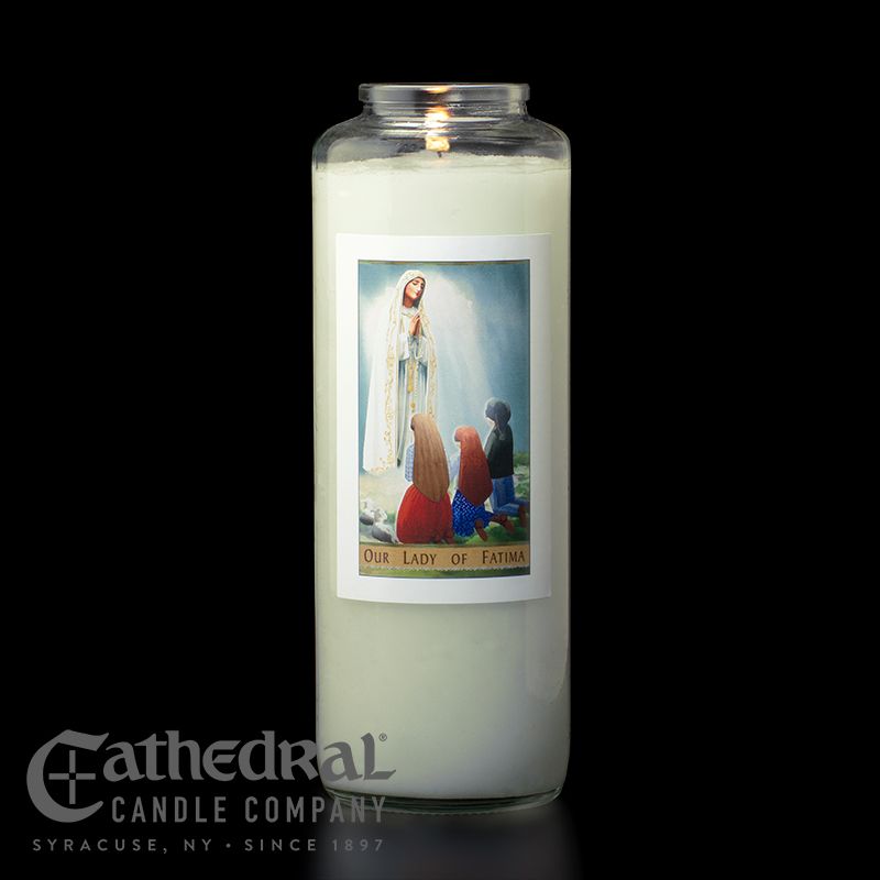 6 day Our Lady of Fatima Devotional Candle 2125