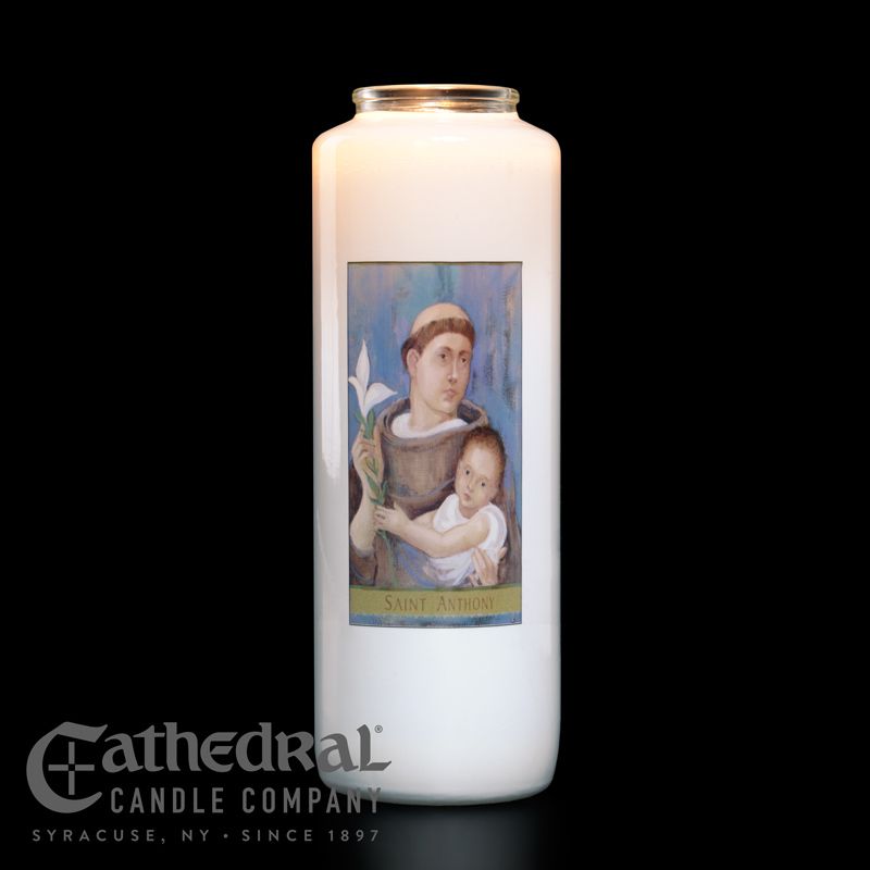 6 day St Anthony of Padua Devotional Candle 2107