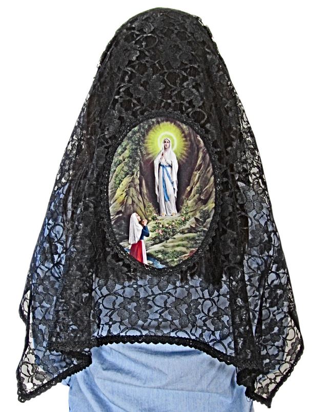 Our Lady's Lace Mantilla for Mass