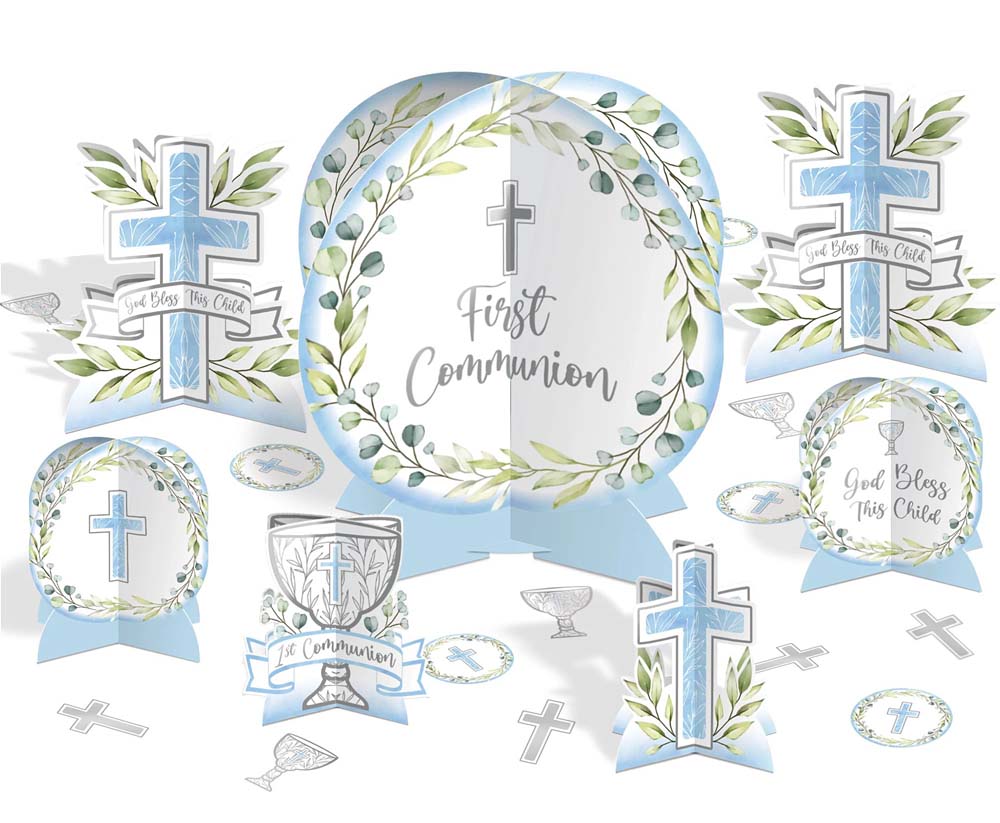 My Communion Table Decorating Kit in Blue