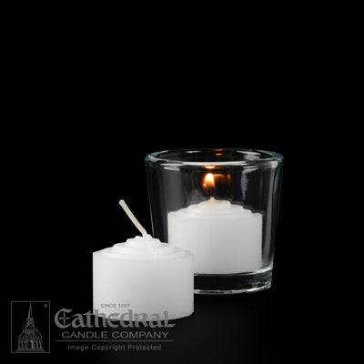6 Hour Straight Side Votive Candles - 144 per box
