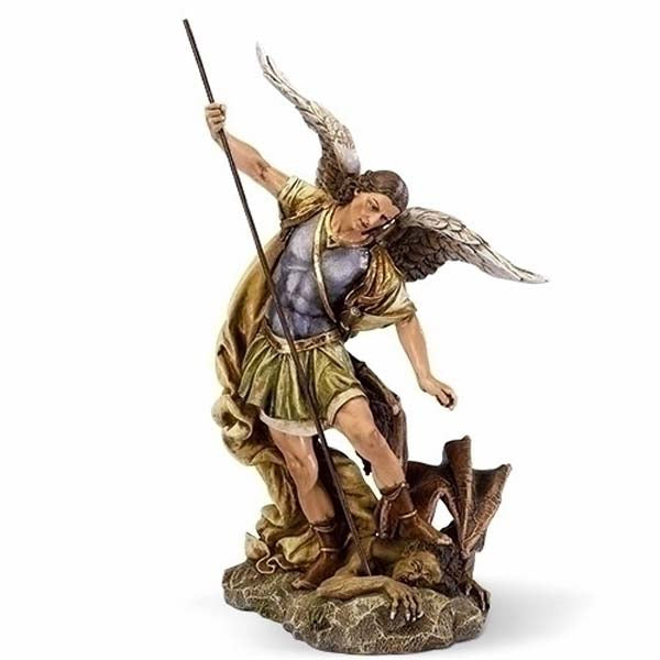 Saint Michael the Archangel Statue - From the Joseph Studio Collection