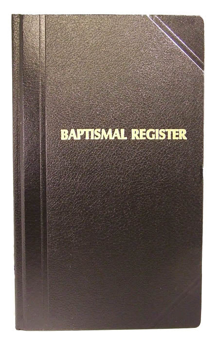 Baptism Register - Economy Style no. 23
