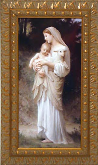 L'Innocence Framed Print under Glass