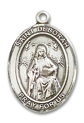 St. Deborah Sterling Silver Medal 8286SS/18S