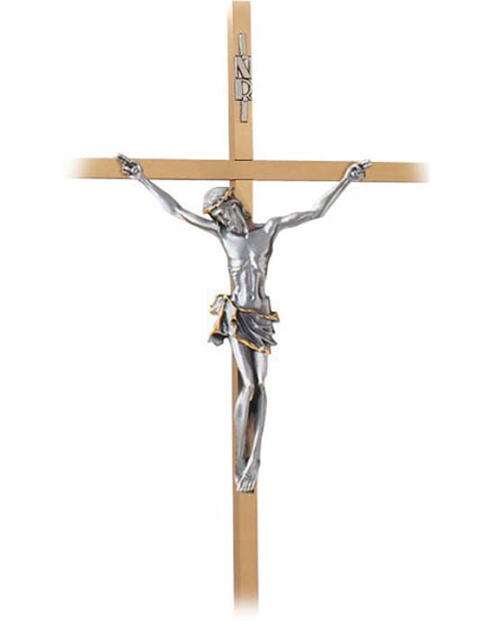 Brass Processional Crucifix - no. K830