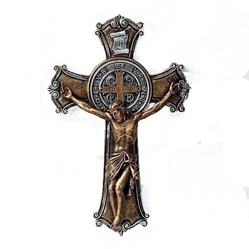 Tu-Tone St. Benedict Crucifix