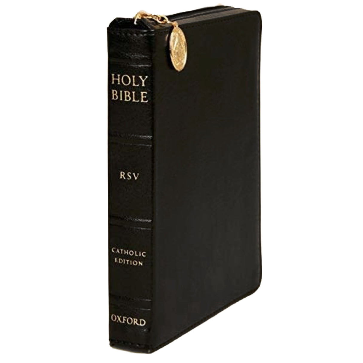 Revised Standard Compact Bible - Duradera Zipper Black Binding