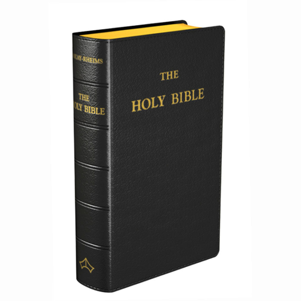 Douay-Rheims Bible Black Pocket Size