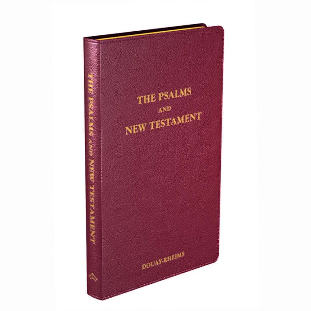 Douay-Rheims New Testament & Psalms in Burgundy