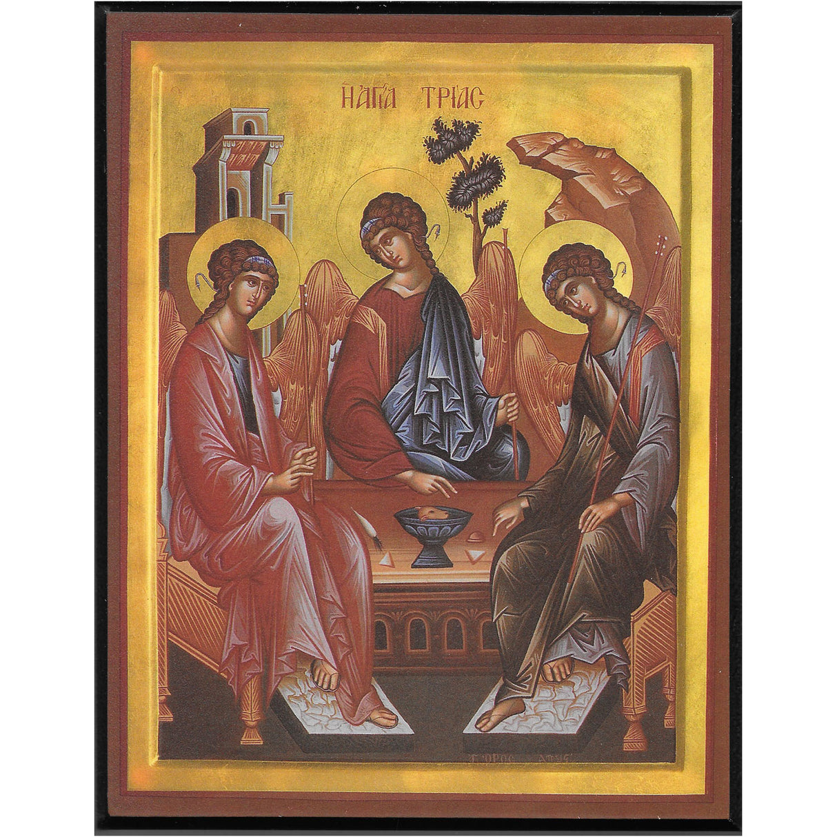 Icon of the Holy Trinity - (Old Testament) Medium Sized