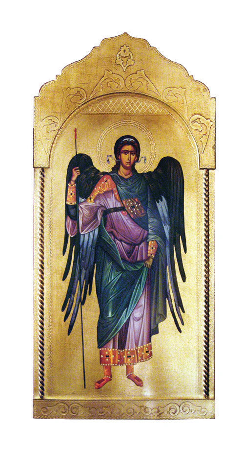 45x21 inch Large Florentine St Michael Plaque from Italy
