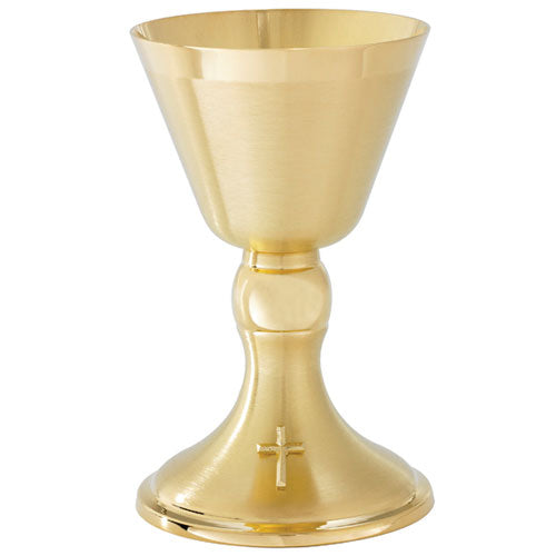 Brushed Finish Gold Plated Chalice A160G