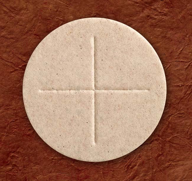 2-3/4 inch Whole Wheat Altar Bread - 50ct. Celebrant Hosts