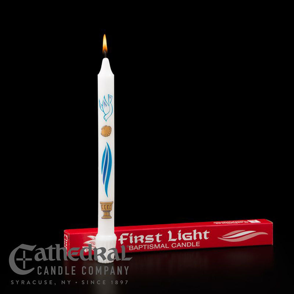 First Light Baptism Candle - 84108001