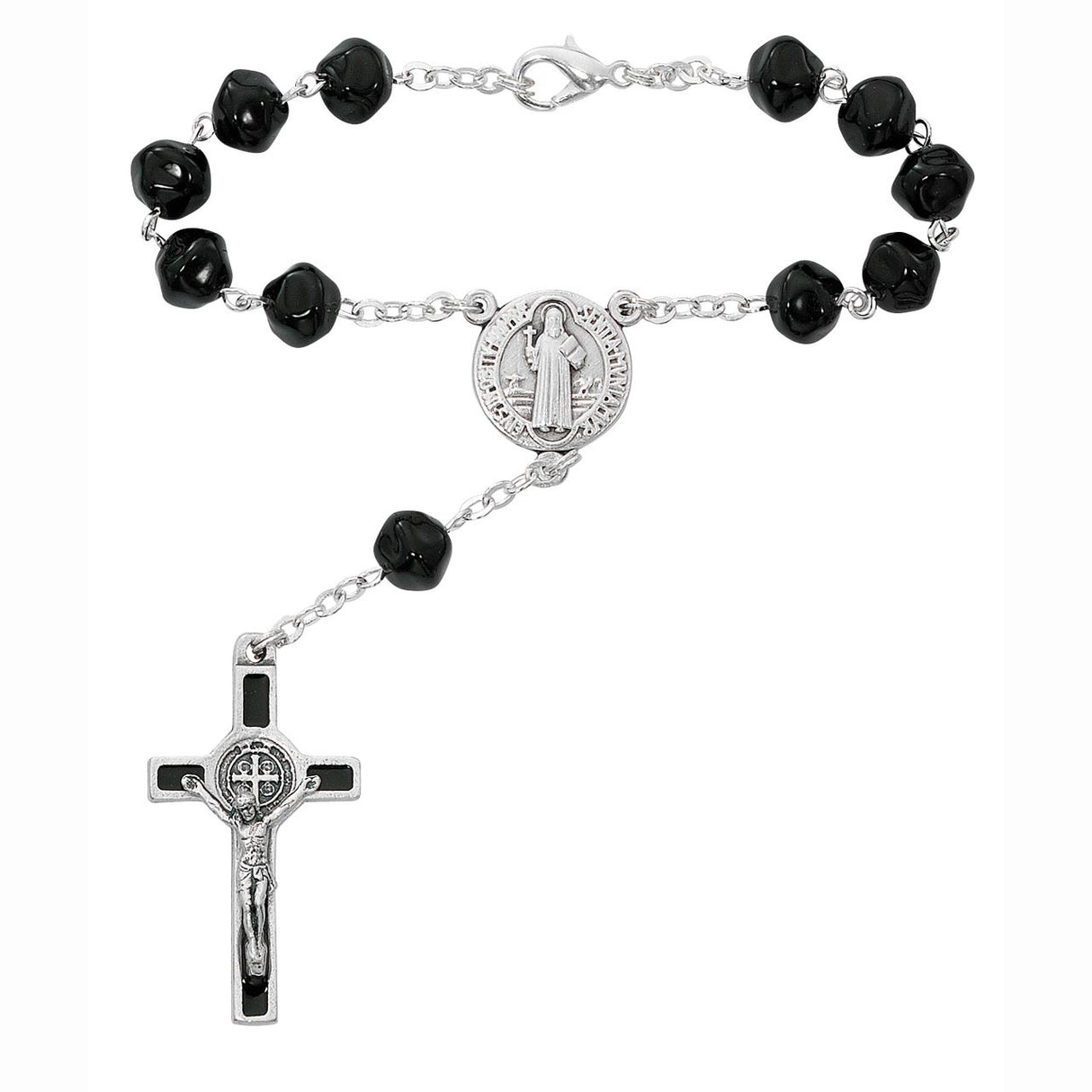 Saint Benedict Auto Rosary 713C