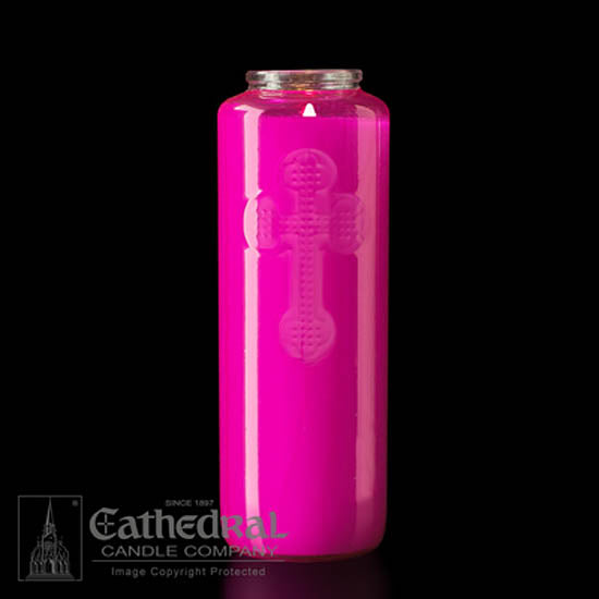 6 day Rose Glass Devotional Candle