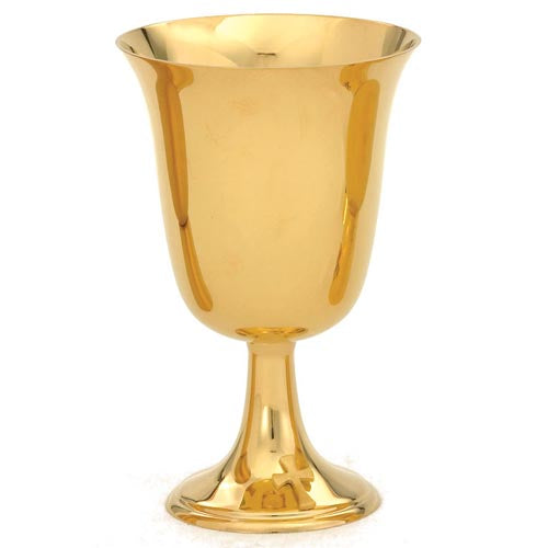 Stemmed Common Cup in 24kt Gold Plate 7589G