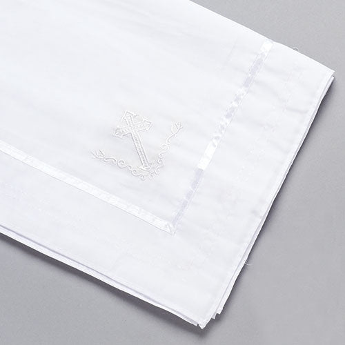 Poly/Cotton Embroidered Baptismal Blanket