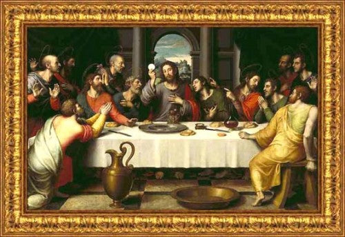 Last Supper - Intitution of the Blessed Sacrament - 18x27" canvas