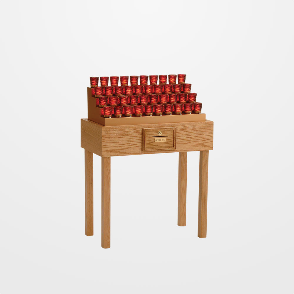 Electronic Wood Votive Stand with 40 lites 19XEL40TB