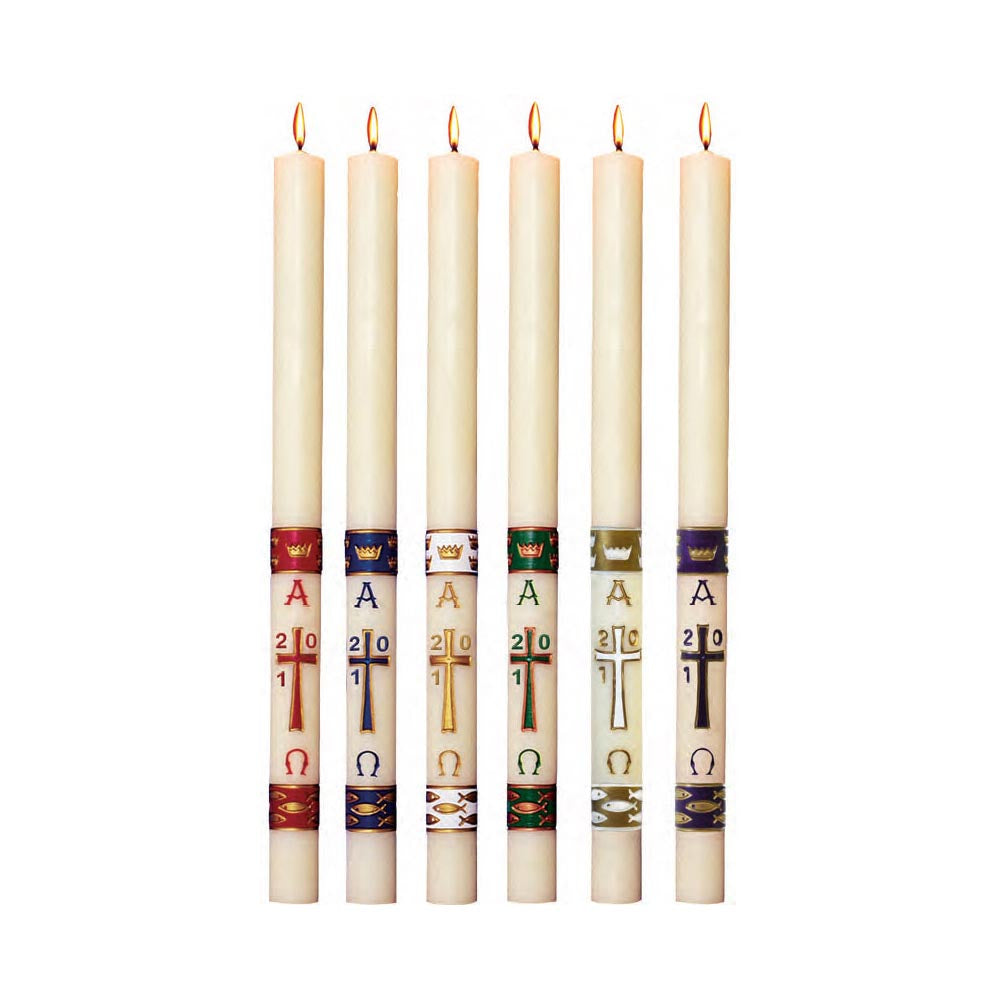 Gloria Paschal Candle from Dadant - All Sizes & Colors