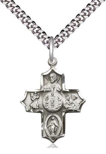 Silver 5 Way Communion Cross 4256SS/18HS
