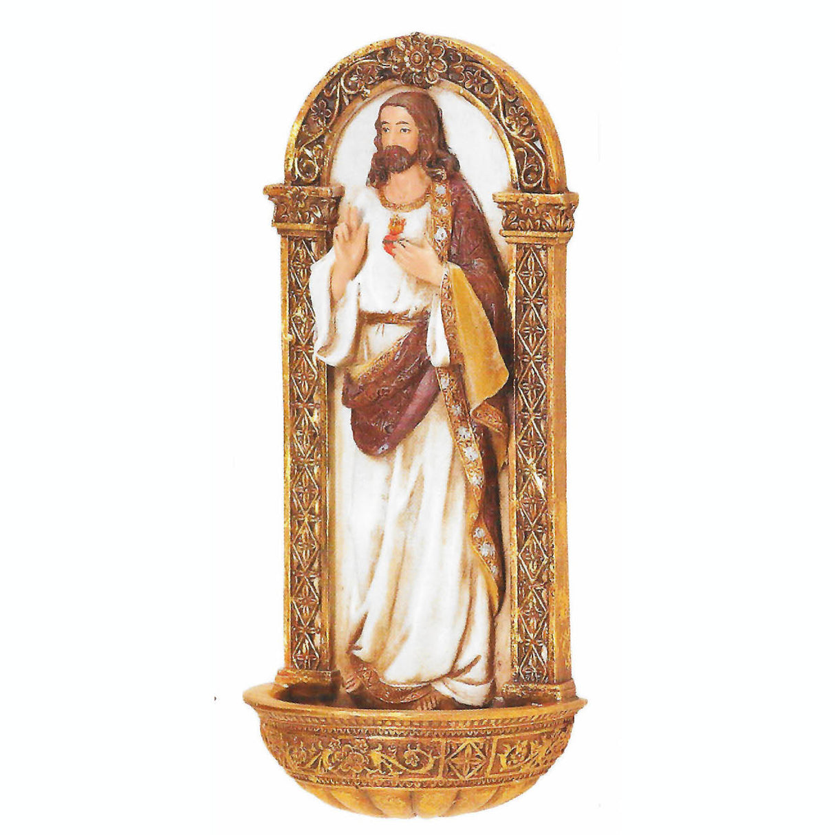 Sacred Heart Holy Water Font 62827