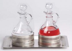 Elegant Stainless Processional Cruet Set no K241
