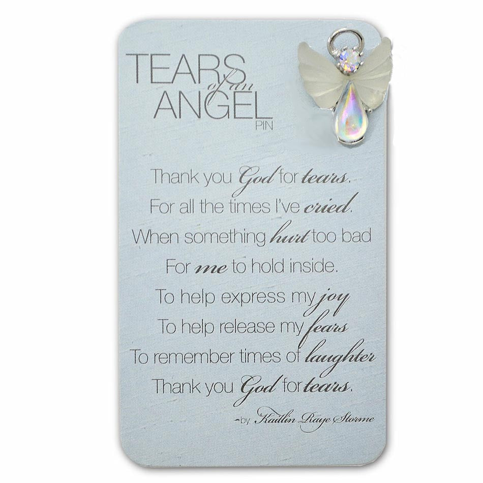 Tears of an Angel Memorial Lapel Pin & Card