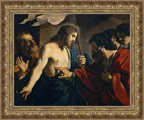 Incredulity of St. Thomas Framed Transfiguration Canvas