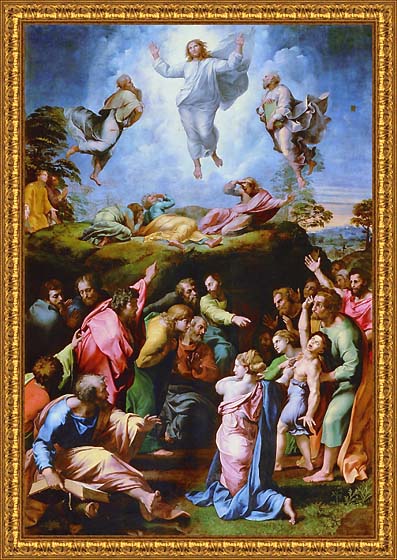 The Transfiguration on the Mountain - Full View Canvas