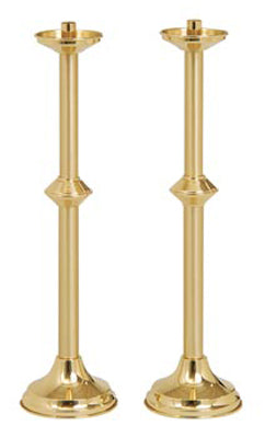 24 inch Acolyte Candlestick Brass no. K137