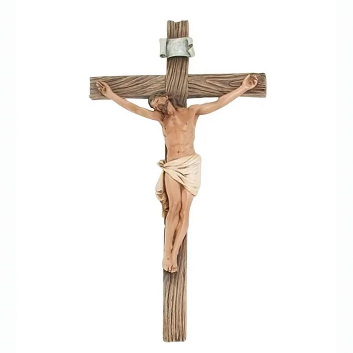 20 inch Full Color Resin Crucifix