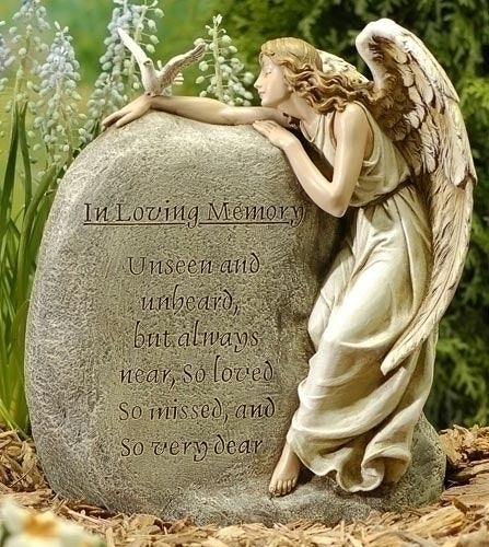 12 inch Loving Memory Garden Angel - Joseph Studio Garden Collection