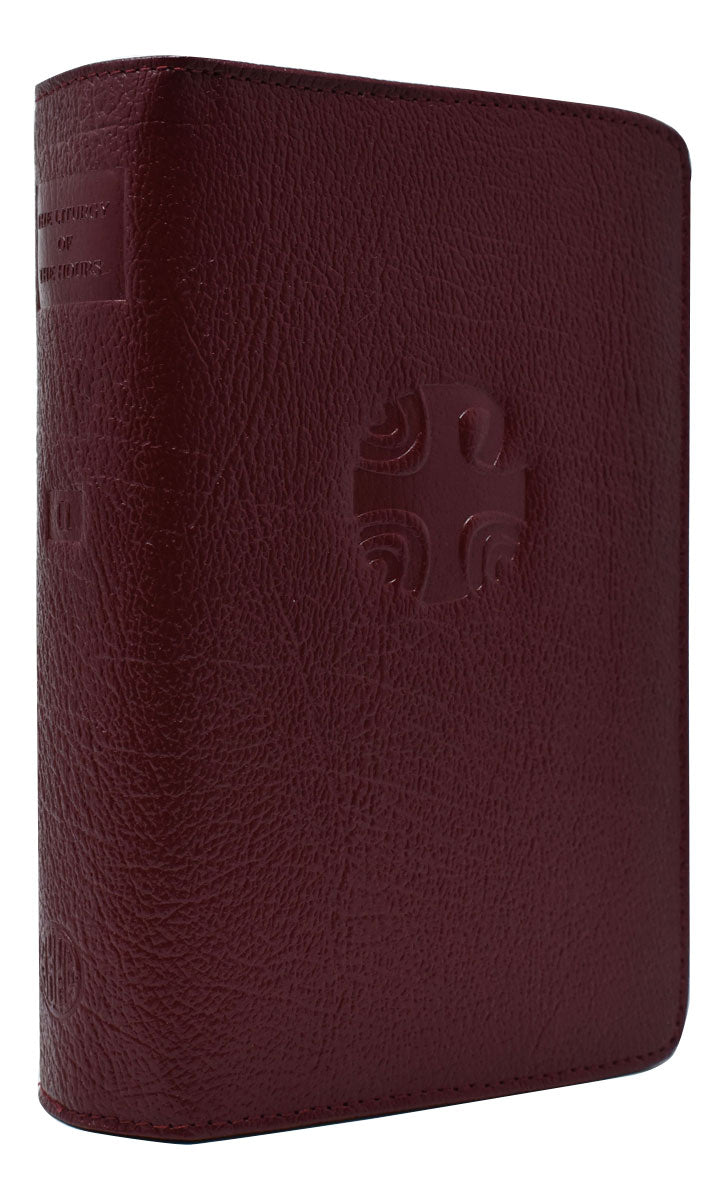 Liturgy of Hours Red Leather Zipper Case for Vol2