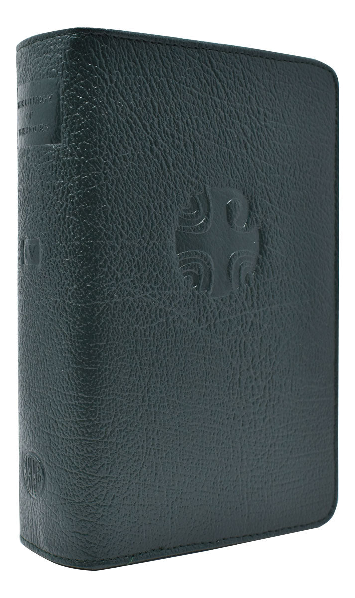 Liturgy of the Hours Green Leather Zipper Case for Vol 4