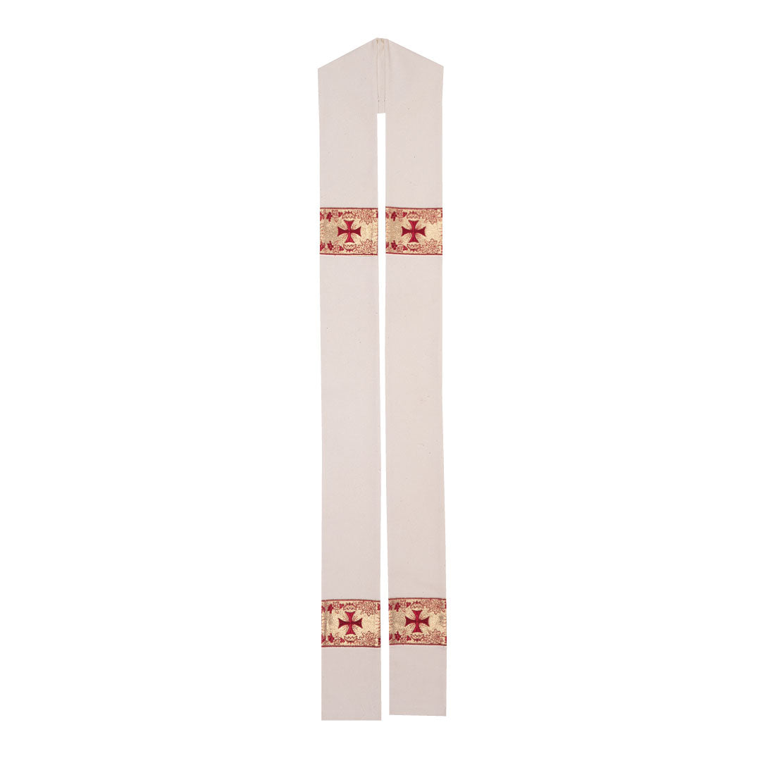 Clergy Overlay Stole with Crosses 650
