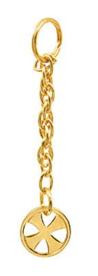 24kt Gold Plated Tabernacle Key Chain no. K136