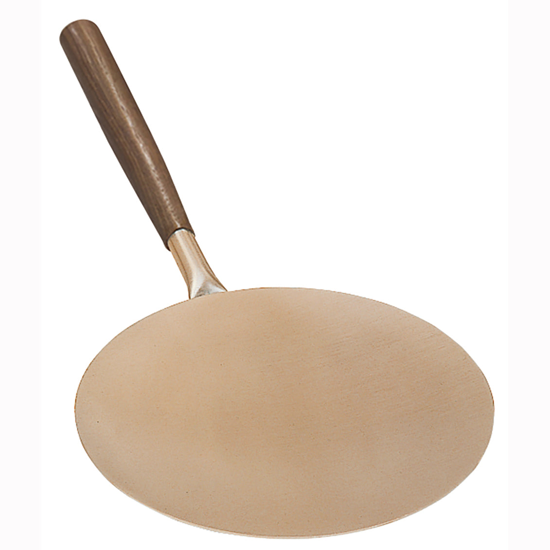 Brass Satin Finish Communion Paten Wood Handle - no. K402