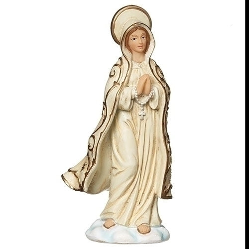 Our Lady of Fatima 4 inch boxed figure and holy card, 41834
