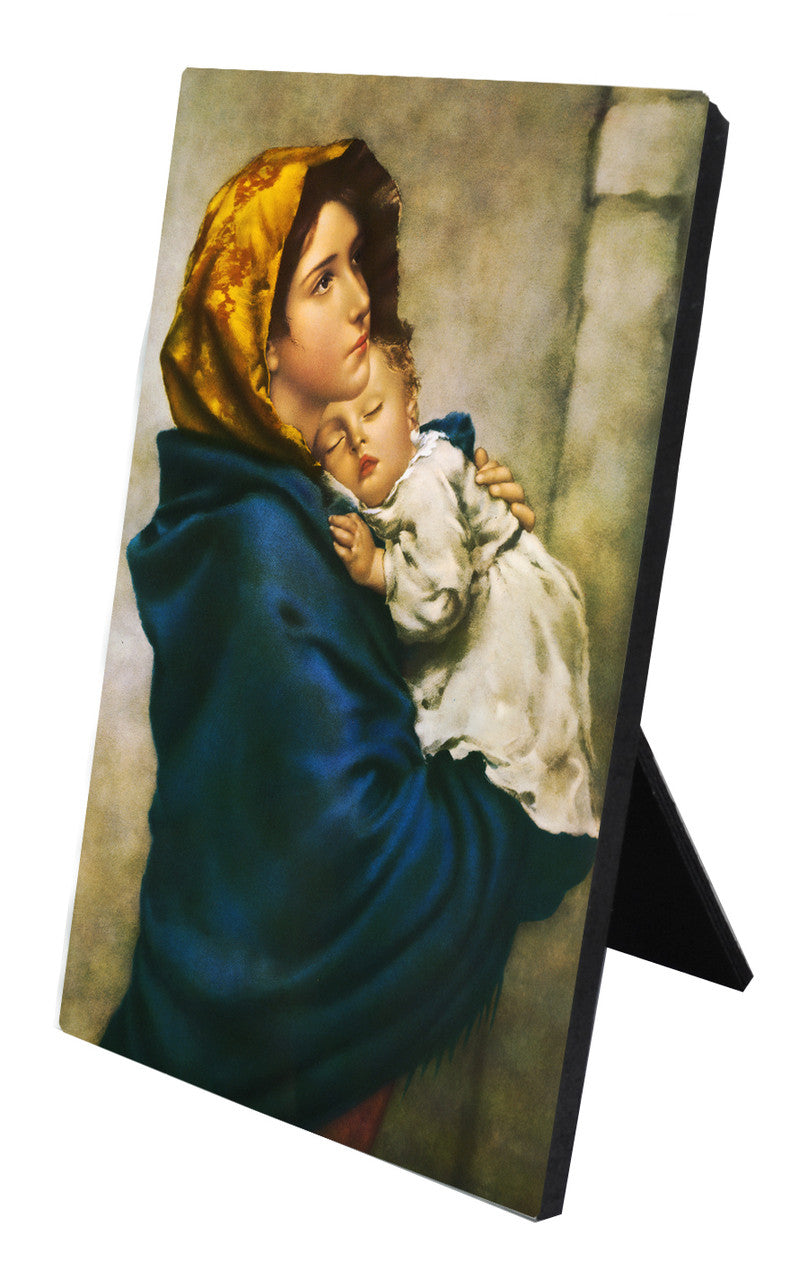 Madonna of the Streets Vertical Desk Plaque