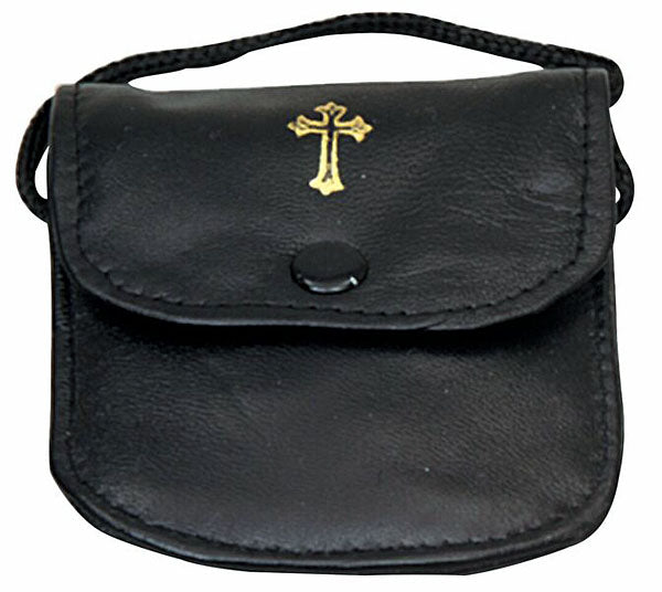 Black Leather Burse K3110