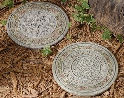 Celtic Blessing Stepping Stones in 2 Designs