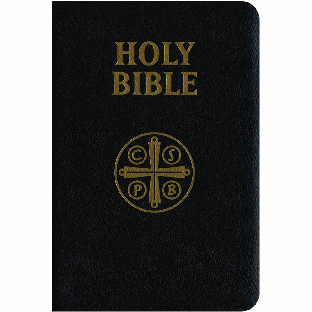 Douay-Rheims Bible Black Genuine Leather -Standard Edition