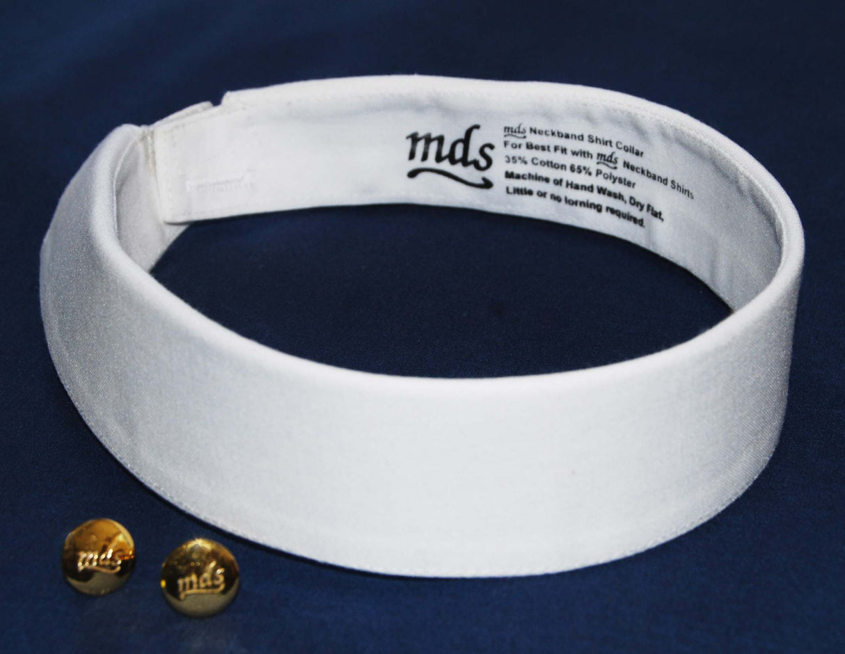 Clergy 100% Cotton Neckband Fabric Collar